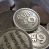 NEW Rule #9 - Deep Laser Engraved Brass Coin - Polished