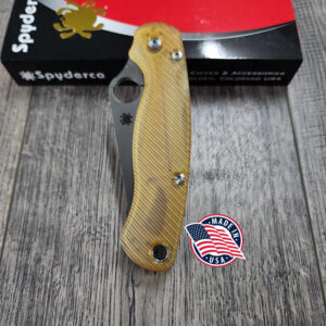 Ultem Limited Edition Lotus Scales for Spyderco Paramilitary 2 - MADE IN USA - Flytanium Gear - Edc scales - Ultum