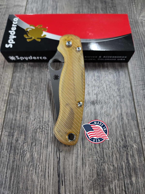 Ultem Limited Edition Lotus Scales for Spyderco Paramilitary 2 - MADE IN USA - Flytanium Gear - Edc scales - Ultum