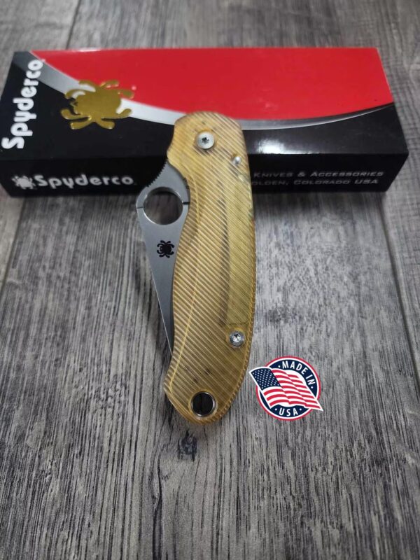 Ultem Limited Edition Lotus Scales for Spyderco Para 3 - MADE IN USA - Flytanium gear - Edc Gear