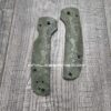 Spyderco Shaman - Lotus Scales - G-10 OD Green - Flytanium Gear *Optional Knife Install & Topographic Laser Engraving*
