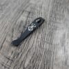 Spyderco WIRE Clip - Viking Berserker - Laser Engraved Titanium - Deep Carry Pocket Knife Clip - Blacksmith, Satin or Stonewash -Made In USA