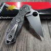Viking Runes - Nordic Design - Spyderco PM3 - Laser Engraved Titanium Knife Scales - Paramilitary 3 - Optional Hardware & Knife Install