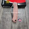Red Canvas Micarta Limited Edition Lotus Scales for Spyderco Paramilitary 2 - MADE IN USA - Flytanium Gear - Edc Gear