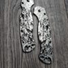 Deadpool Design - Spyderco PM2 TI - Fiber Laser Deep Engraved - PM2 Titanium Knife Scales - EDC Gear - Knife & Hardware Optional