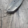 Titanium Backspacer for Spyderco Shaman - Stonewash -  Knife NOT included