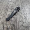 il_fullxfull.5701120643_5fzk.jpg Spyderco WIRE Clip - Viking Rune - Laser Engraved Titanium -Deep Carry Pocket Knife Clip - Blacksmith, Satin or Stonewash Finish Made In USA