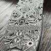 il_fullxfull.5713272998_t7jr.jpg Viking Rune - Nordic Design - Spyderco PM3 TI - NEW Relief Engraving Style - Laser Engraved - Titanium Knife Scales - Knife Install Optional