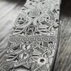 Viking Rune - Nordic Design - Spyderco PM3 TI - NEW Relief Engraving Style - Laser Engraved - Titanium Knife Scales - Knife Install Optional