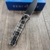 Plaid Pattern Benchmade Bugout Titanium Black Scales - EDC Scales - 535 Bugout - Knife NOT Included!!