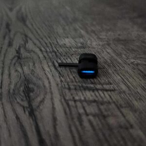 Spyderco Manix 2 - BLUE Glow - Titanium Ball Cage Lock - BLACK - Flytanium Gear - Knife NOT included~!!!