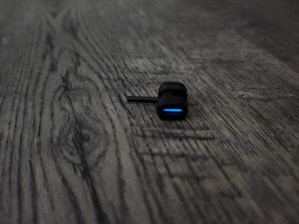 Spyderco Manix 2 - BLUE Glow - Titanium Ball Cage Lock - BLACK - Flytanium Gear - Knife NOT included~!!!