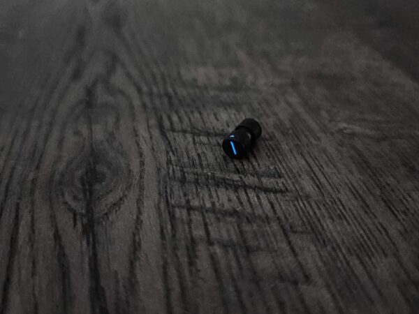 Benchmade - BLUE Glow - Titanium Thumb Stud - Black - Flytanium Gear