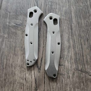 MINI Osborne 945 - Titanium Scales for Benchmade Mini Osborne 945 - Stonewash - Flytanium Gear