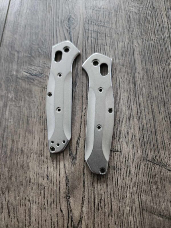 MINI Osborne 945 - Titanium Scales for Benchmade Mini Osborne 945 - Stonewash - Flytanium Gear