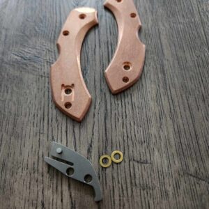 Dragonfly - Copper Scales Kit for Spyderco Dragonfly Knife - Stonewash - Flytanium Gear