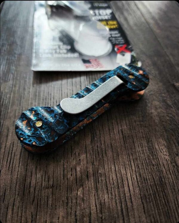 Shipwrecked Copper KeyBar - EDC KeyBar - Forced shipwrecked patina