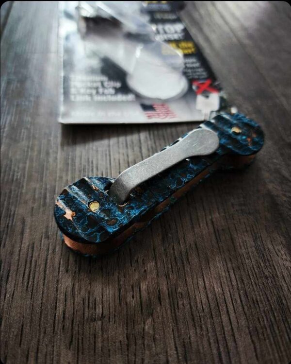 Shipwrecked Copper KeyBar - EDC KeyBar - Forced shipwrecked patina