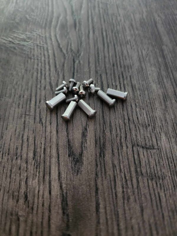 Replacement Hardware Kit for Spyderco Endura - Stainless Steel - Satin Finish - EDC Gear