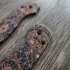 Shipwreck Patina - Goonies Map - Spyderco PM2 - Laser Engraved Copper Knife Scales -*Scales/Handles Only*