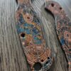 Shipwreck Patina - Goonies Map - Spyderco PM2 - Laser Engraved Copper Knife Scales -*Scales/Handles Only*