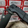 Seigaiha Pattern - Spyderco PM2 TI - Fiber Laser Deep Engraved - PM2 Titanium Knife Scales  Flytanium Gear - Knife & Hardware Optional
