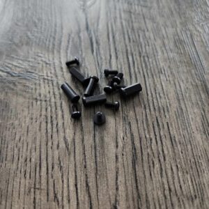 Replacement Hardware Kit for Spyderco Endela - Stainless Steel - Black Finish - EDC Gear