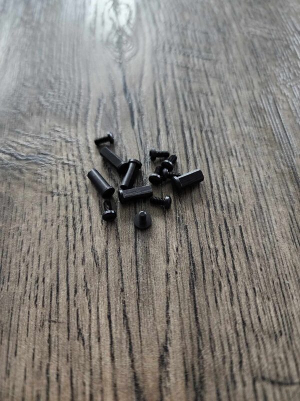 Replacement Hardware Kit for Spyderco Endela - Stainless Steel - Black Finish - EDC Gear