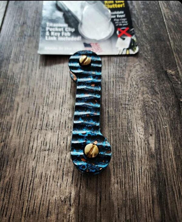 Shipwrecked Copper KeyBar - EDC KeyBar - Forced shipwrecked patina