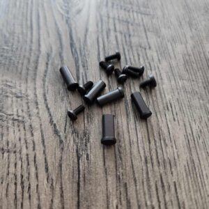 Replacement Hardware Kit for Spyderco Endura - Stainless Steel - Black Finish - EDC Gear