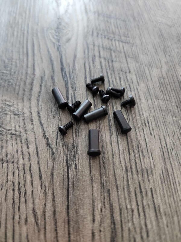 Replacement Hardware Kit for Spyderco Endura - Stainless Steel - Black Finish - EDC Gear