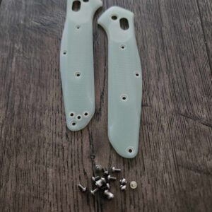 Jade G-10 Radar Scales - Benchmade 940 Osborne Series - Flytanium Gear