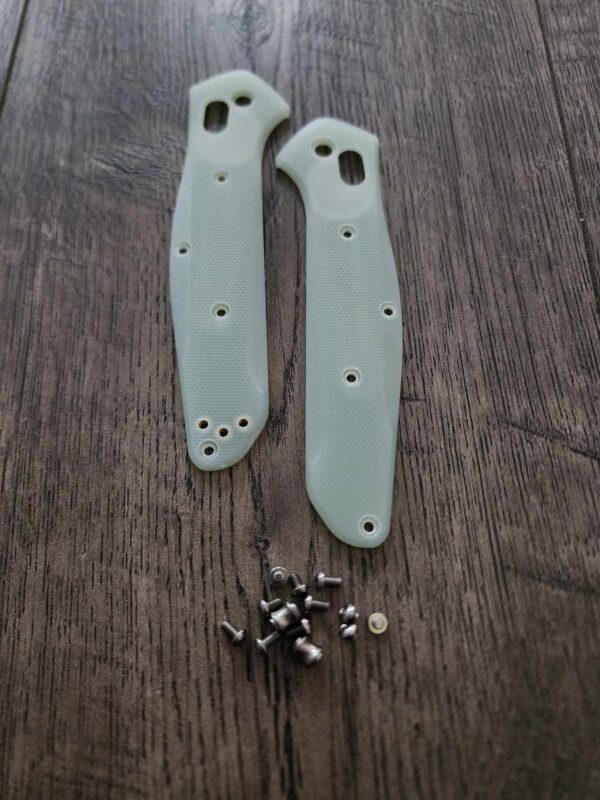 Jade G-10 Radar Scales - Benchmade 940 Osborne Series - Flytanium Gear