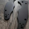 YoJimbo 2  Black Titanium Scales for the Spyderco Yojimbo 2 Knife