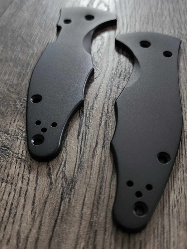 YoJimbo 2  Black Titanium Scales for the Spyderco Yojimbo 2 Knife