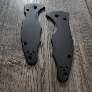 YoJimbo 2  Black Titanium Scales for the Spyderco Yojimbo 2 Knife