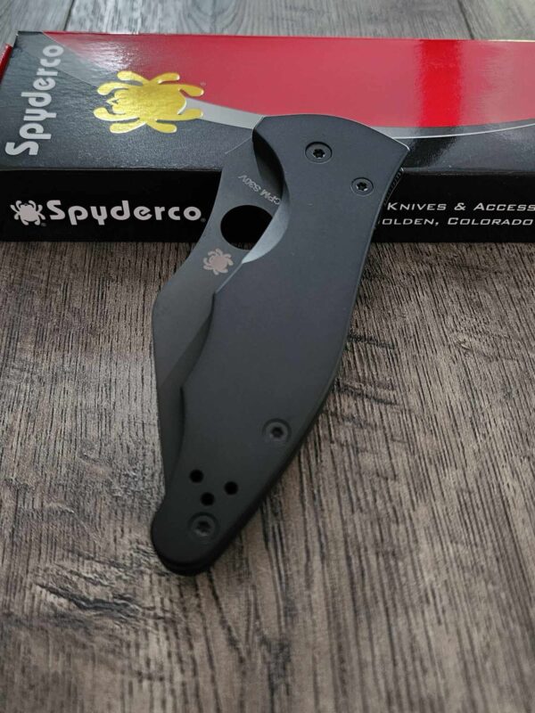 Yojimbo 2 Black Out! Black Titanium scales with DLC Black CPM S30V Blade AND Blacksmith Deep Carry LynchNW Pocket clip