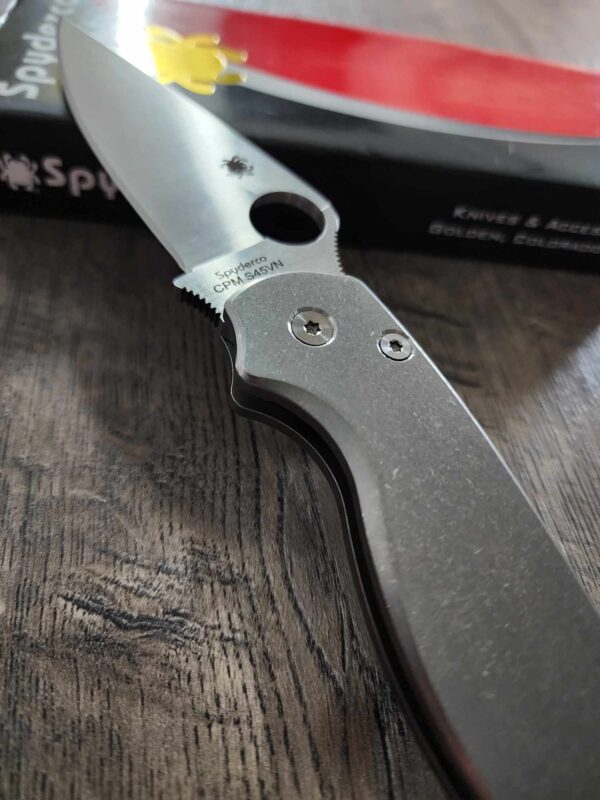 NEW DESIGN Titanium PM2 - Spyderco Paramilitary 2 Scales - Stonewash Finish - Or Sandblast Upgrade - Hardware & Knife Optional - EDC Gear
