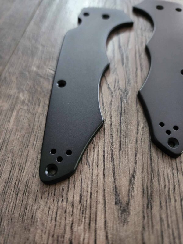 YoJUMBO! Black Titanium Scale for Spyderco YoJumbo Knife - EDC
