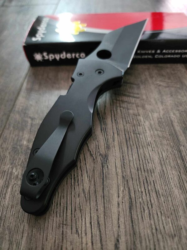 Yojimbo 2 Black Out! Black Titanium scales with DLC Black CPM S30V Blade AND Blacksmith Deep Carry LynchNW Pocket clip