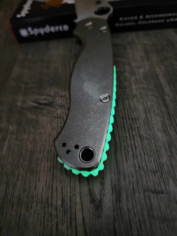 PM2 GLOW Electric Green Backspacer 3D printed PLA - EDC - Glow - Edc Gear - Electric Green - Knife Not  Included!!