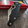Spyderco Yojimbo 2 - Damascus Carbon Fiber Scales - Blacksmith Deep Carry LynchNW Pocket clip Laser Engraved with Damascus Pattern