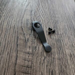 Spyderco STUBBY Deep Carry Clip -Titanium  Blacksmith - With extra screws MADE in USA!!!