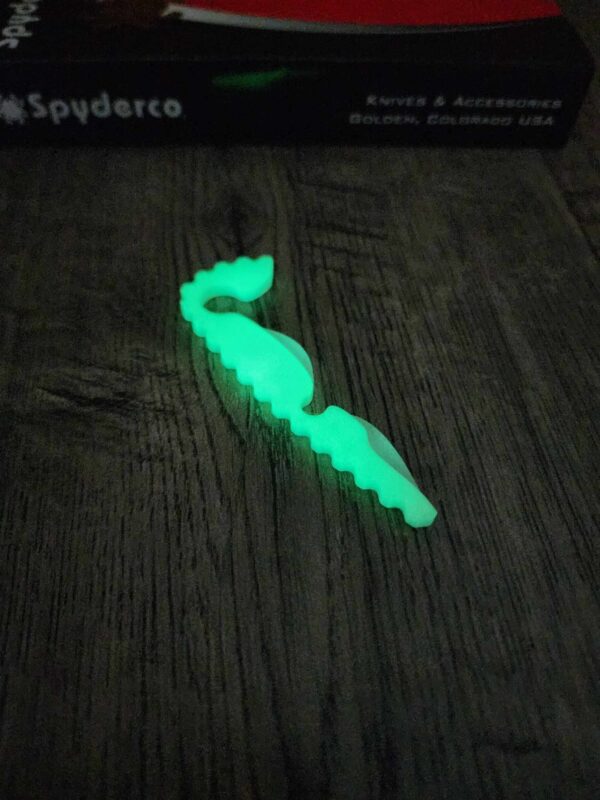 PM2 GLOW Electric Green Backspacer 3D printed PLA - EDC - Glow - Edc Gear - Electric Green - Knife Not  Included!!