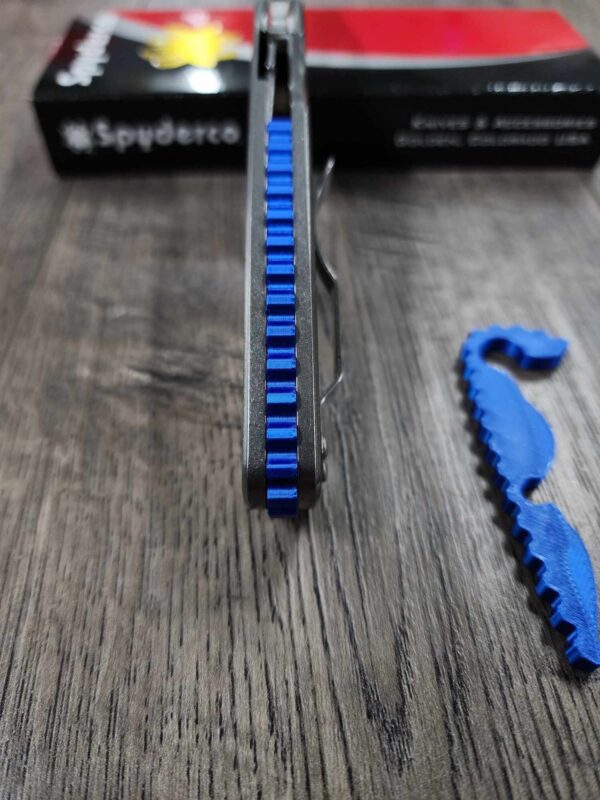 PM2 Blue Backspacer 3D printed - EDC - Edc Gear - Knife Not  Included!!