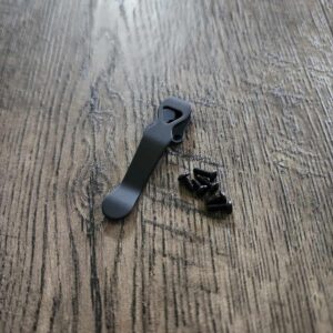 Benchmade STUBBY Deep Carry Clip -Titanium  Blacksmith - With extra screws MADE in USA!!!