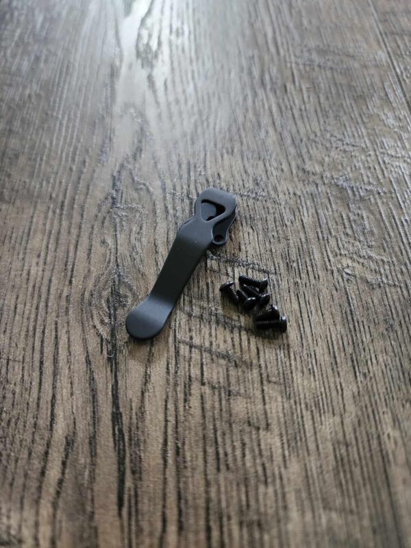 Benchmade STUBBY Deep Carry Clip -Titanium  Blacksmith - With extra screws MADE in USA!!!