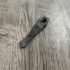 il_fullxfull.6199216537_6ux6-1.jpg Spyderco Smock Clip - Topographic Map - Laser Engraved Titanium - Deep Carry Pocket Knife Clip - Blacksmith or Satin Finish - MADE In USA