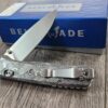 The Great Waves - Benchmade Bugout - Laser Engraved - Titanium Knife Scales - EDC Gear * Scales/handles Only* KNIFE NOT Included