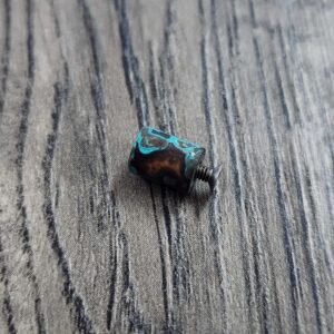 Shipwrecked! Spyderco Smock - Replacement Button (Lock Release) - Copper - EDC Gear - Forced Patina